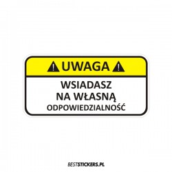 Wsiadasz Na Własną Odpowiedzialność