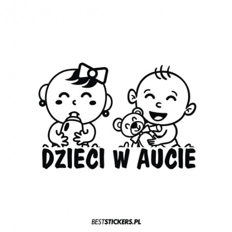 Dzieci Bobasy w Aucie