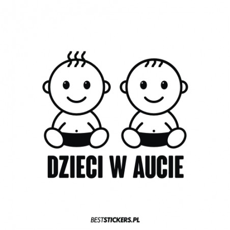 Dzieci Bobasy w Aucie