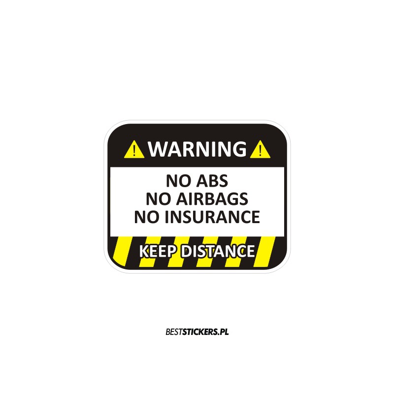 Warning No Abs Airbags