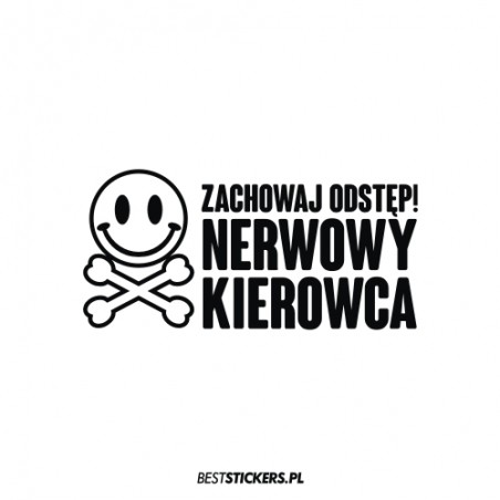 Zachowaj Odstęp Nerwowy Kierowca