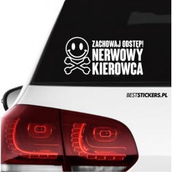 Zachowaj Odstęp Nerwowy Kierowca