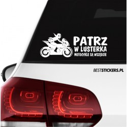 Patrz w Lusterka Motocykle