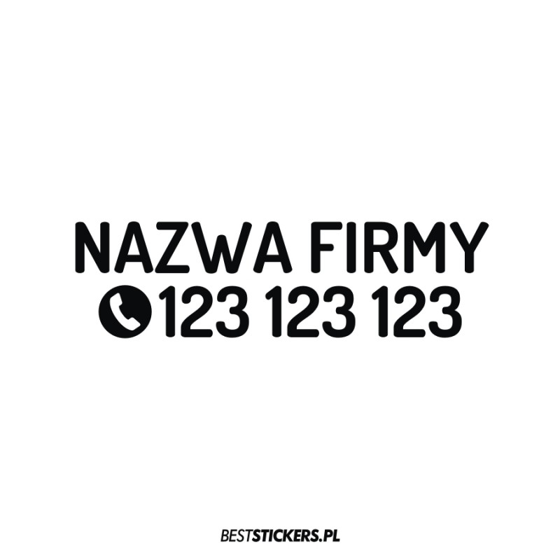 Nazwa Firmy + Numer Tel.