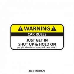 Warning Car Rules