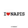 I Love + Napis