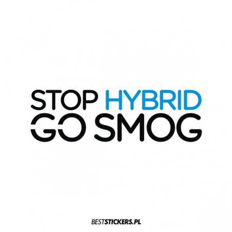 Stop Hybrid Go Smog