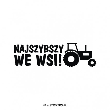 Najszybszy We Wsi Traktor