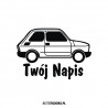 Fiat 126p + Napis