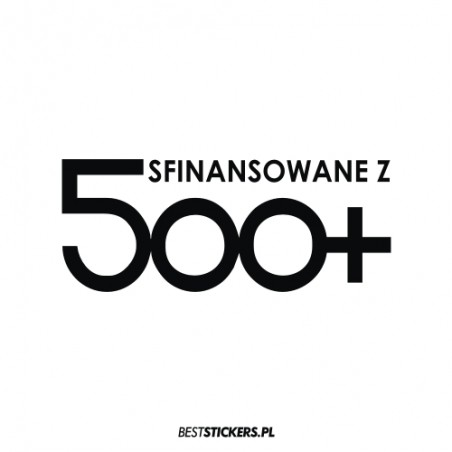 Sfinansowane z 500 plus