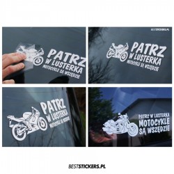 Patrz w Lusterka Motocykle