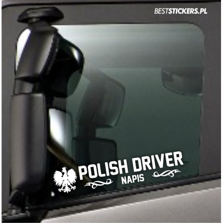 Polish Driver Orzeł + Imię Napis