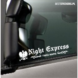 Night Express Orzeł + Imię Napis