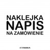 Napis na Zamówienie, Logo Bez Tła