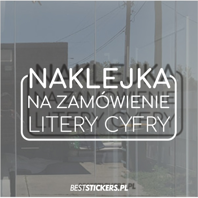 Napis na Zamówienie, Logo Bez Tła