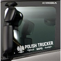 Polish Trucker + Imię Napis