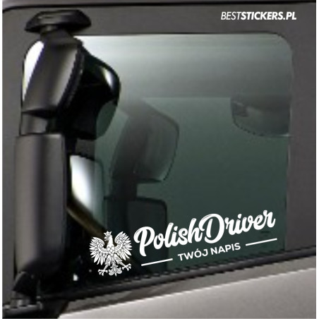 Polish Driver + Imię Napis