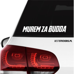 Murem za Buddą Budda