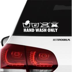 Hand Wash Only