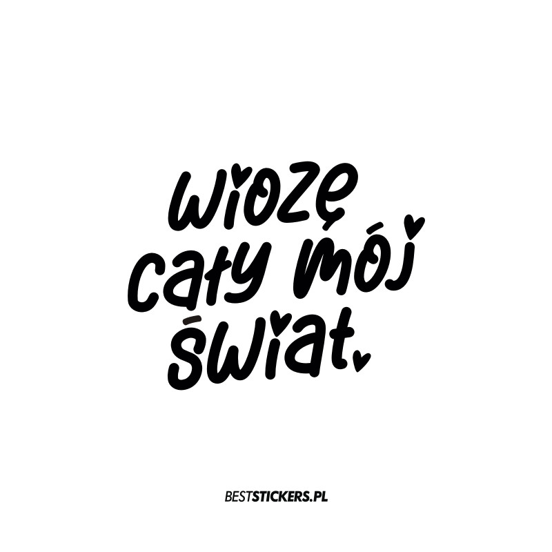 Wiozę Cały Mój Świat Dzieci Rodzina w Aucie