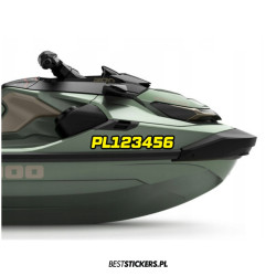 Numer Rejestracyjny Rejestracja na Skuter Wodny