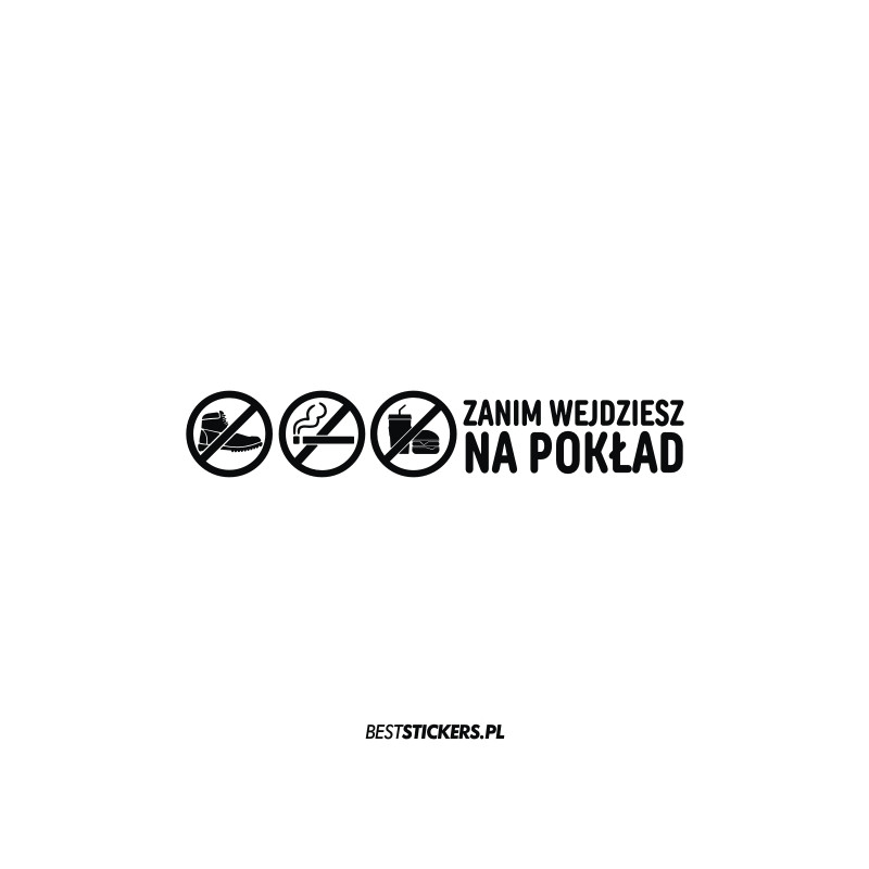 Zachowaj Czystość Zanim Wejdziesz Na Pokład