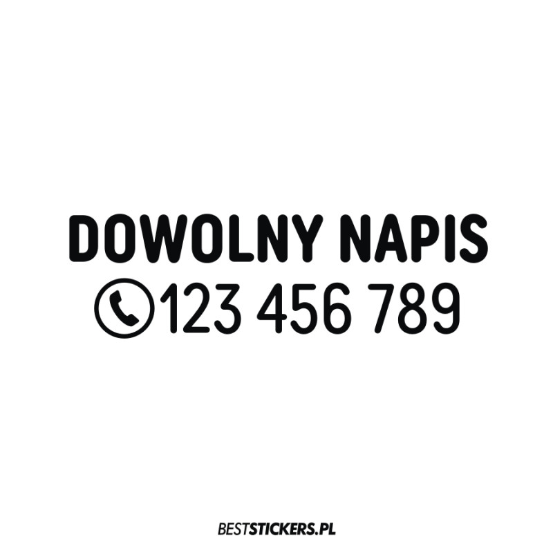 Nazwa Firmy + Numer Telefonu