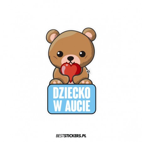 Dziecko w Aucie Miś