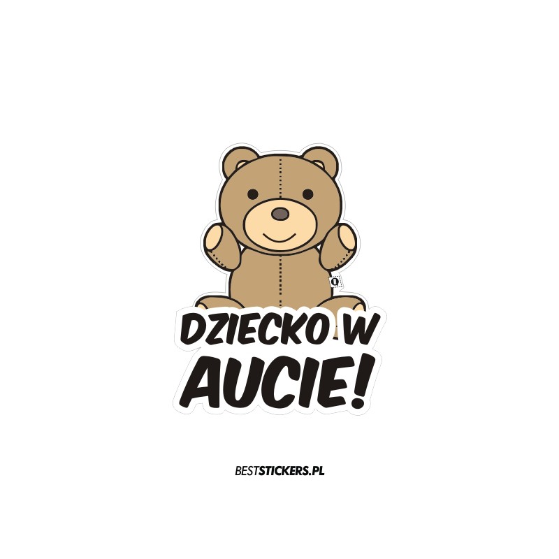 Dziecko w Aucie Miś