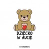 Dziecko w Aucie Miś